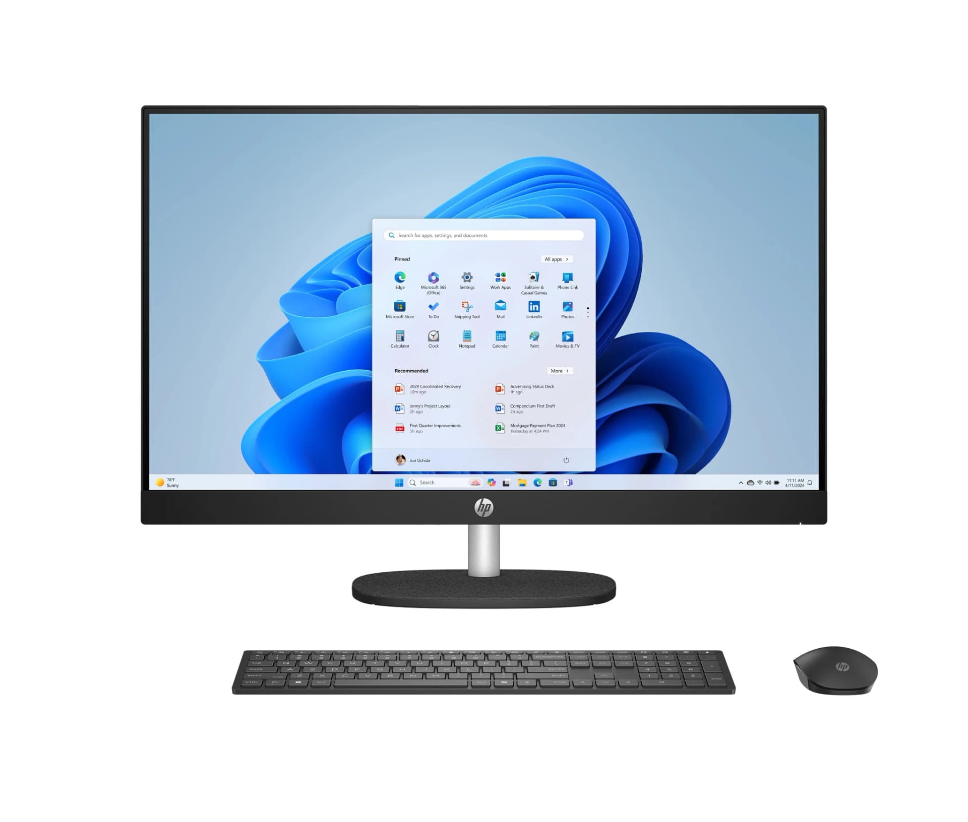 HP All-in-One 27 - Ryzen AI 7 350 | 27 colių | 16GB | 512GB |
