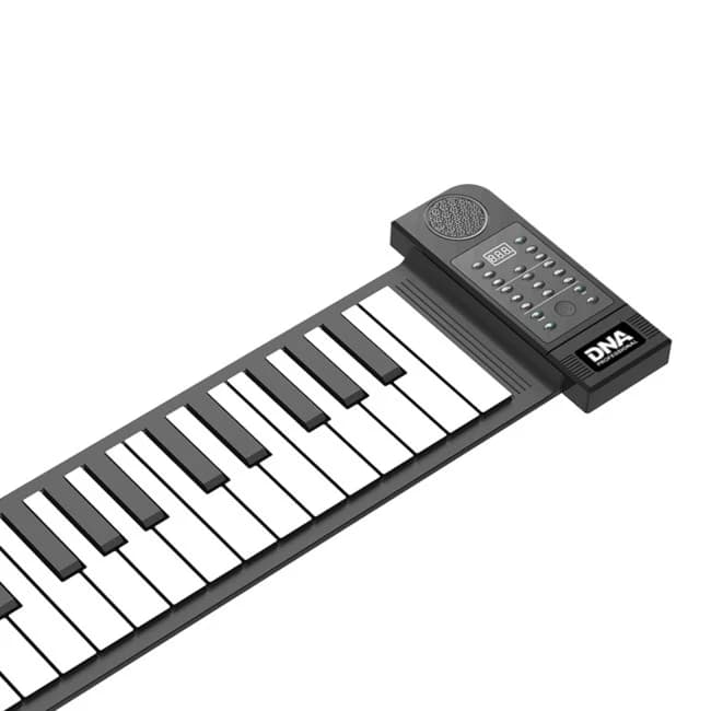 DNA Roll 61 V2 Foldable Silicone Keyboard (Black)