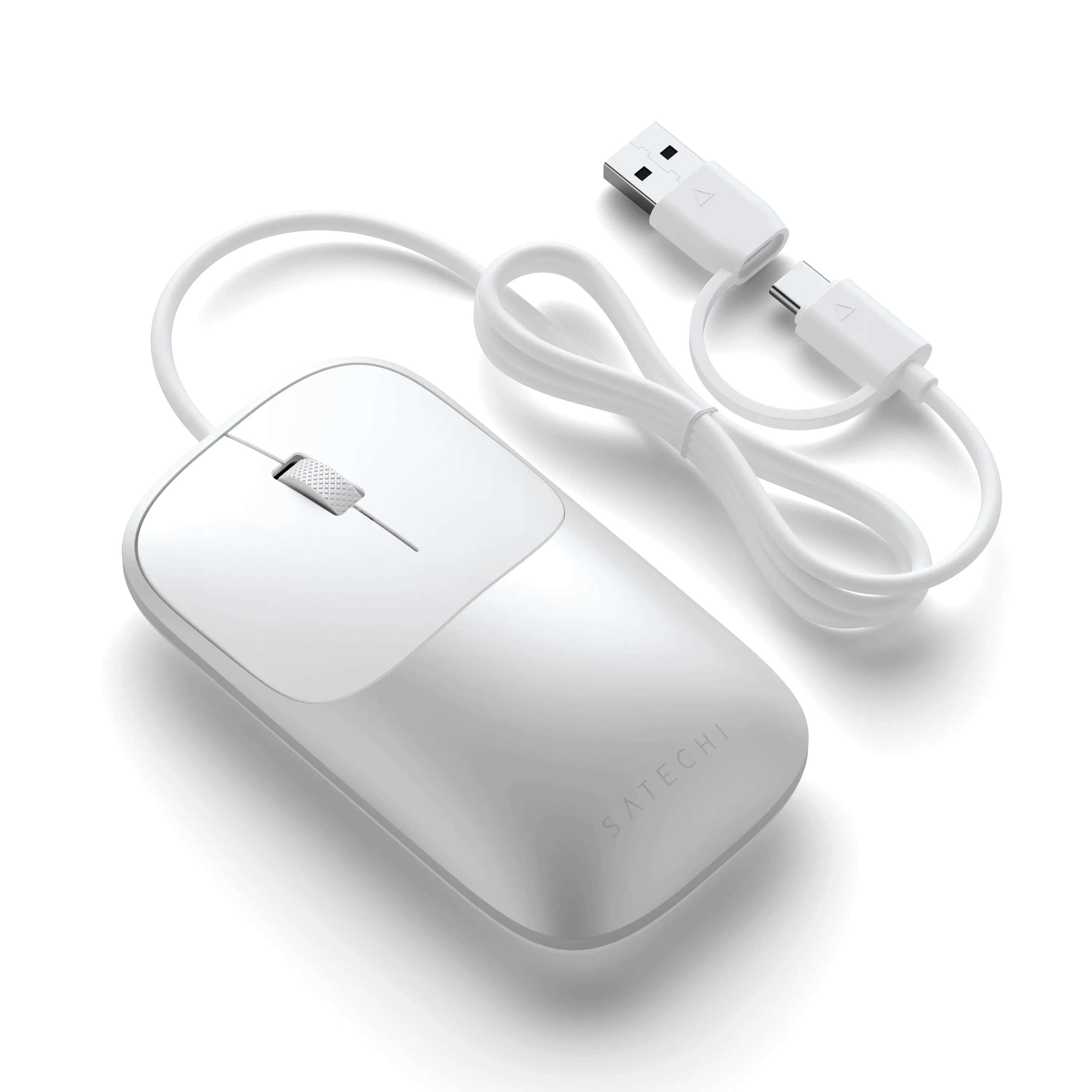 Satechi Slim LX Wired Mouse (Silver)