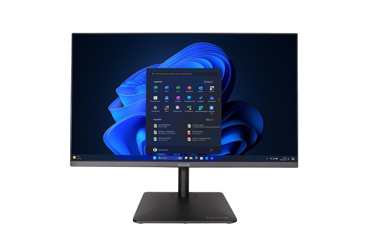 Wortmann TERRA AIO 2401 V2 23,8 inch Full HD viskas-viename kompiuteris - Intel Core Ultra 5 225U