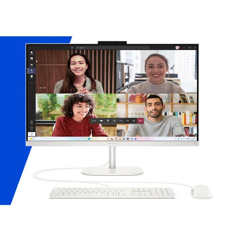 HP OmniStudio 27-cw0470ng 27 inch FHD viskas-viename kompiuteris - AMD Ryzen AI 7 445, 16GB RAM, 512GB SSD
