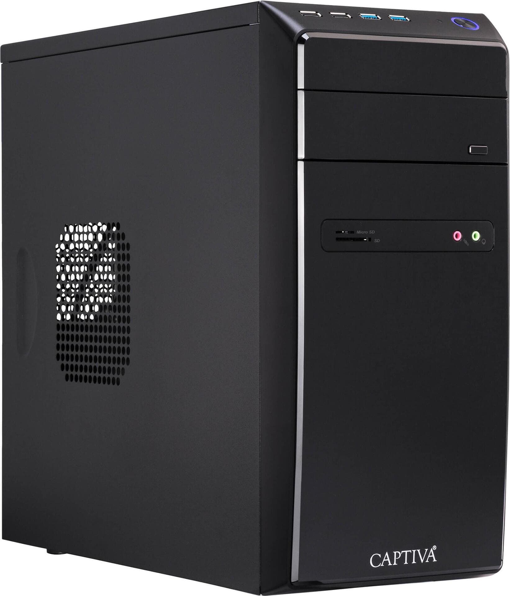 Captiva Power Starter R64-120 bokštinis kompiuteris - AMD Ryzen 5 5600G, 16GB RAM, 500GB SSD