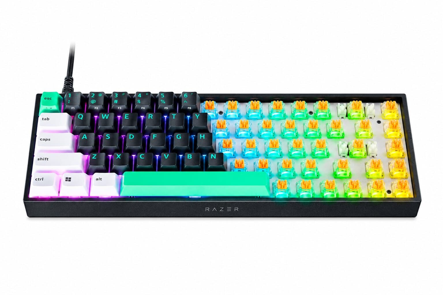 Razer Reclusa X Mini 65% Orange Tactile Switch US
