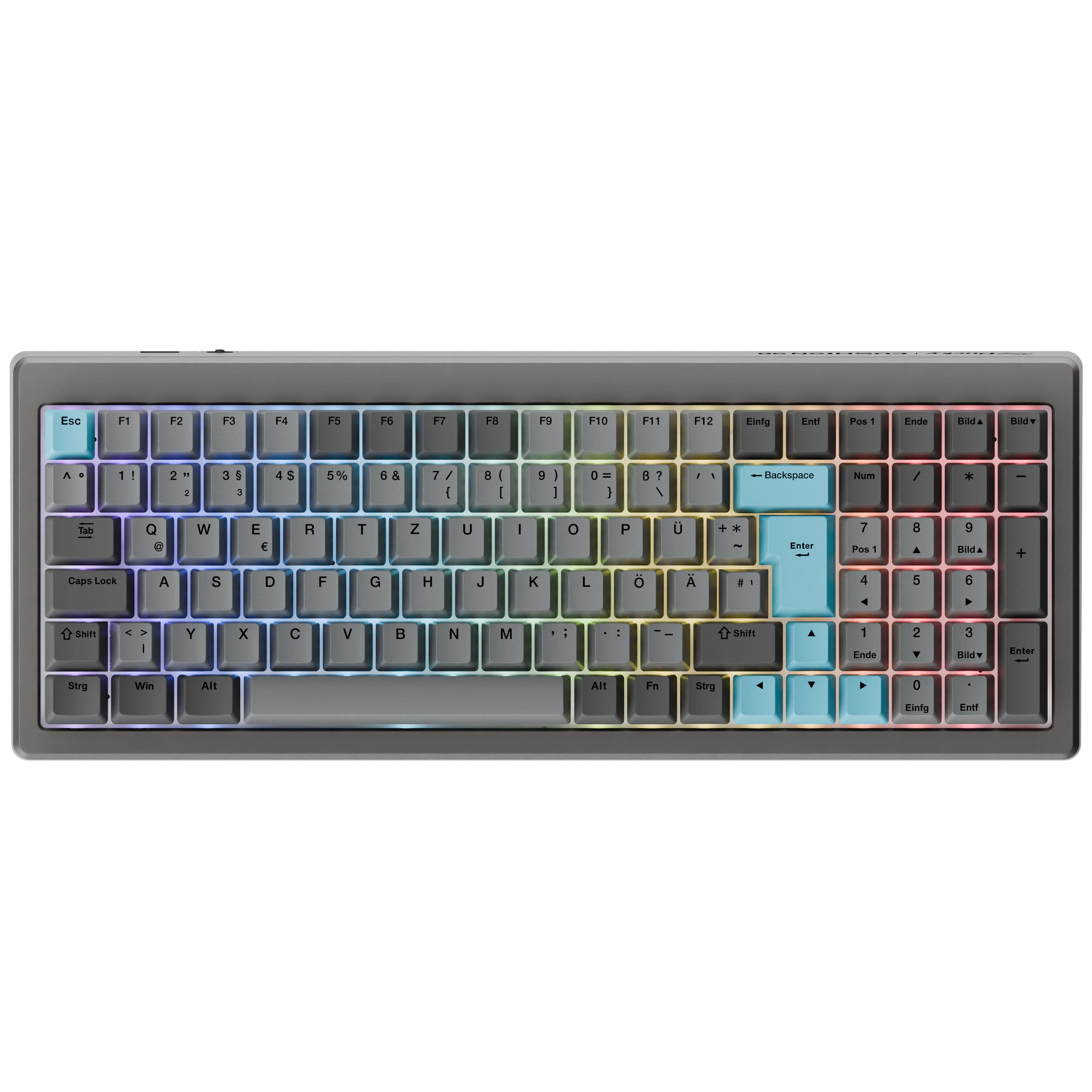 Ducky Cushion 98 Shush Green DE ISO (Nickel)