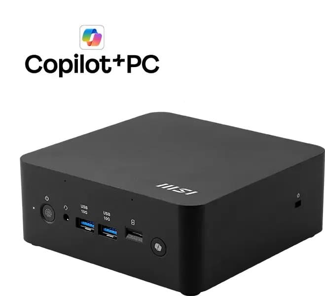 MSI Cubi NUC AI+ 2MG-065AT mini kompiuteris, Intel Core Ultra 5 226V, 16 GB RAM, 512 GB SSD