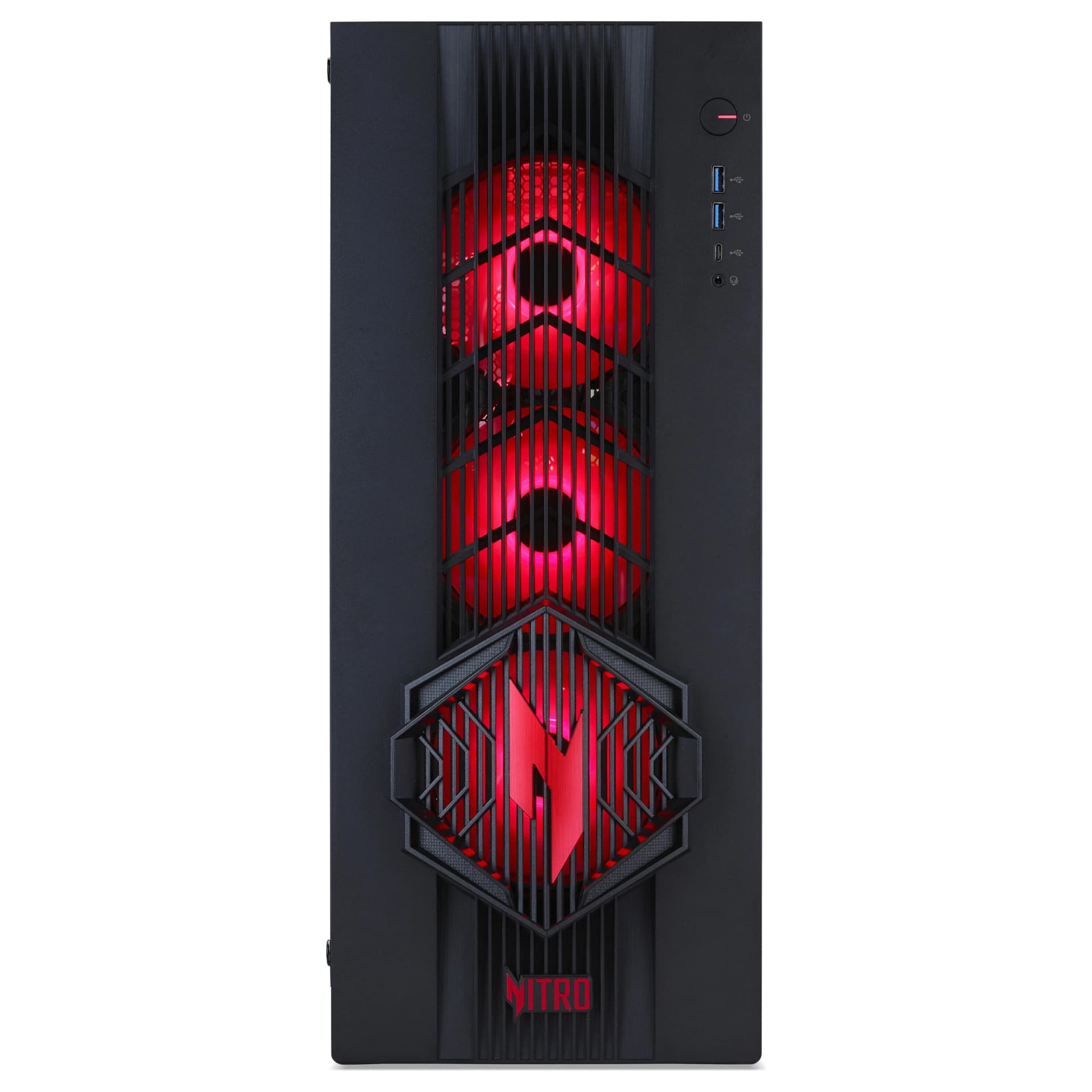 Acer Nitro 70 N70X3D-100 žaidimų stalinis kompiuteris - AMD Ryzen 7 9800X3D, 32GB DDR5, 1TB SSD, RTX 5070
