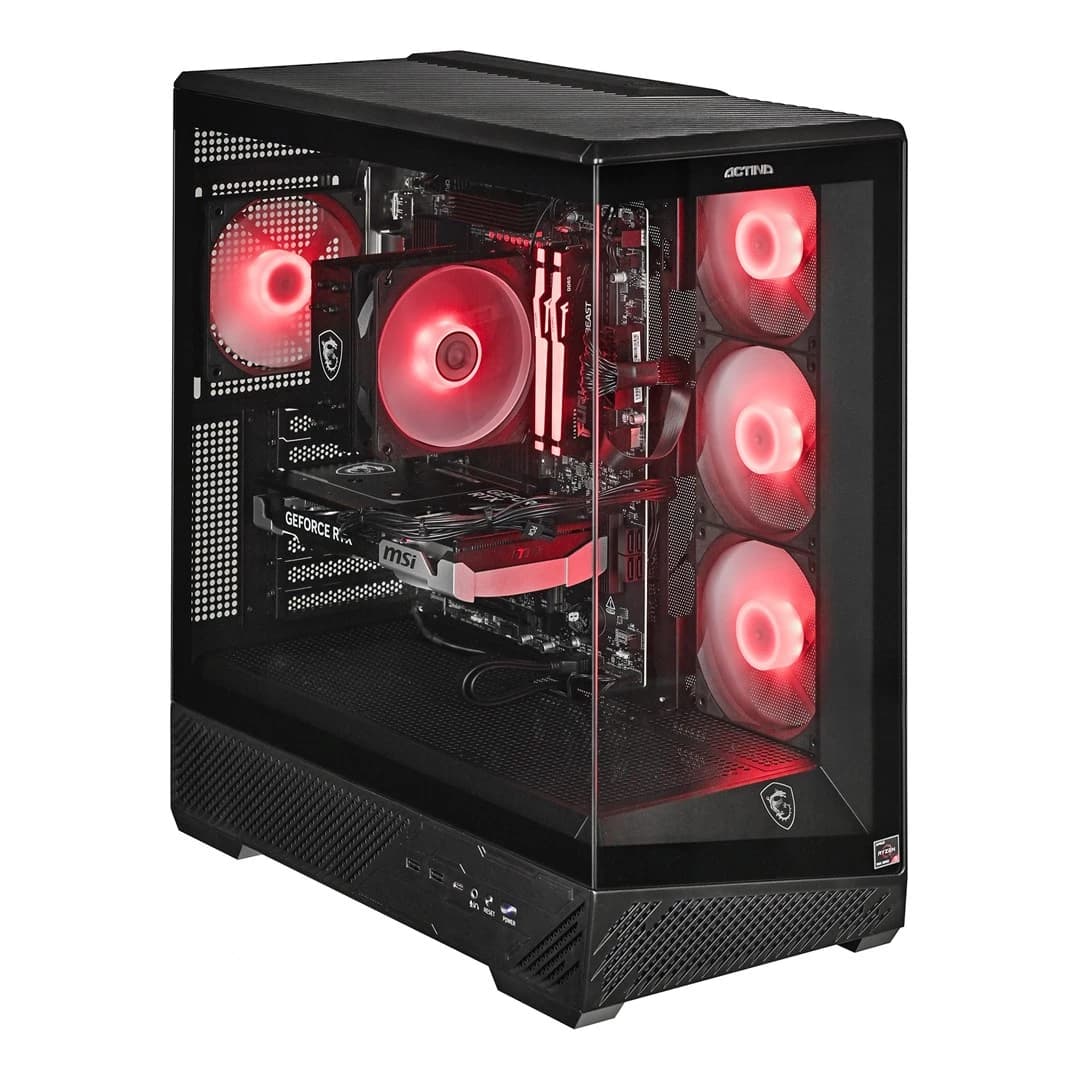 Actina stalinis kompiuteris AMD Ryzen 5 5600 16GB DDR4 500GB SSD NVIDIA GeForce RTX 5060