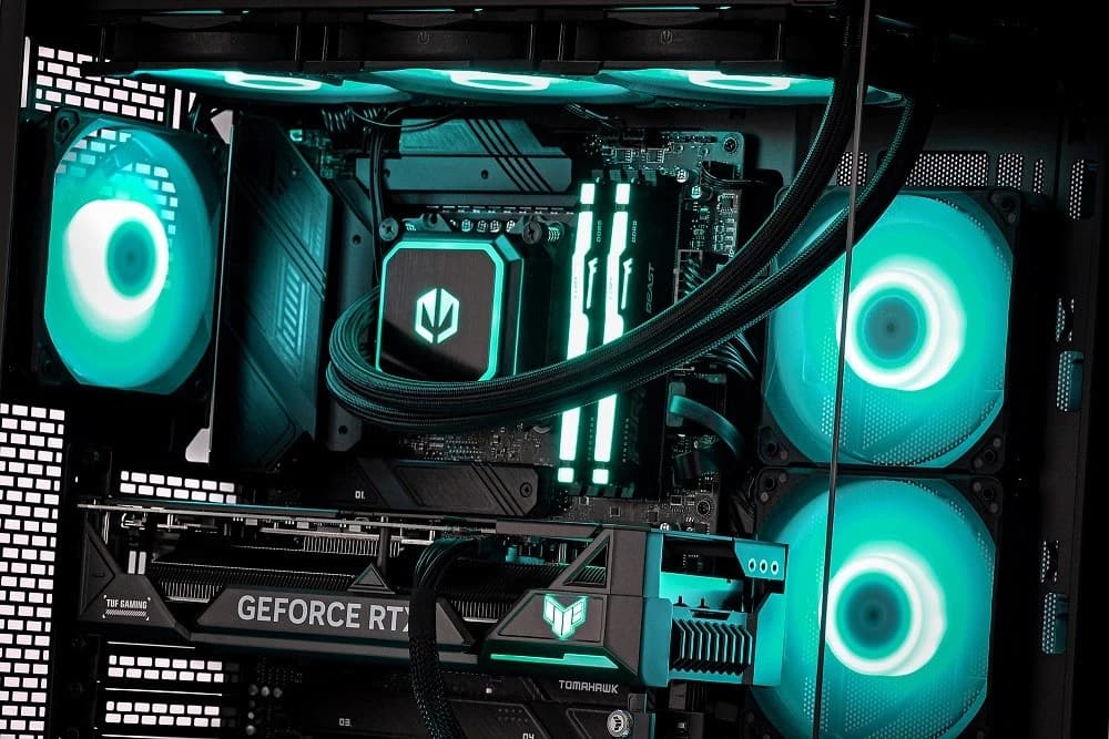 Kompiuteris “Actina PC” AMD Ryzen 7 7800X3D 32 GB DDR5-SDRAM 1 TB SSD NVIDIA GeForce RTX 5070 Ti