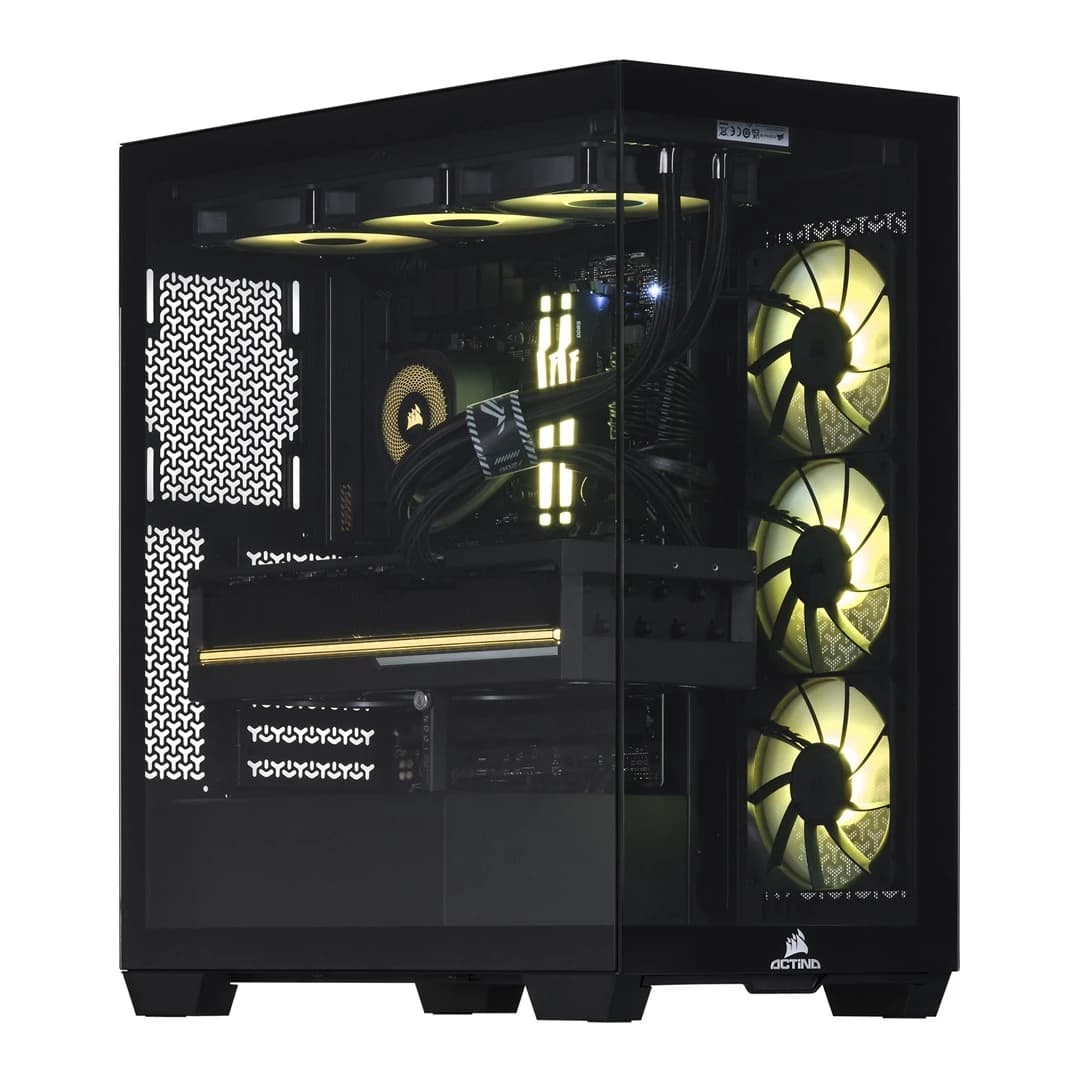 Actina PC AMD Ryzen 7 7800X3D 32 GB DDR5-SDRAM 2 TB SSD NVIDIA GeForce RTX 5070 Ti Midi Tower Black
