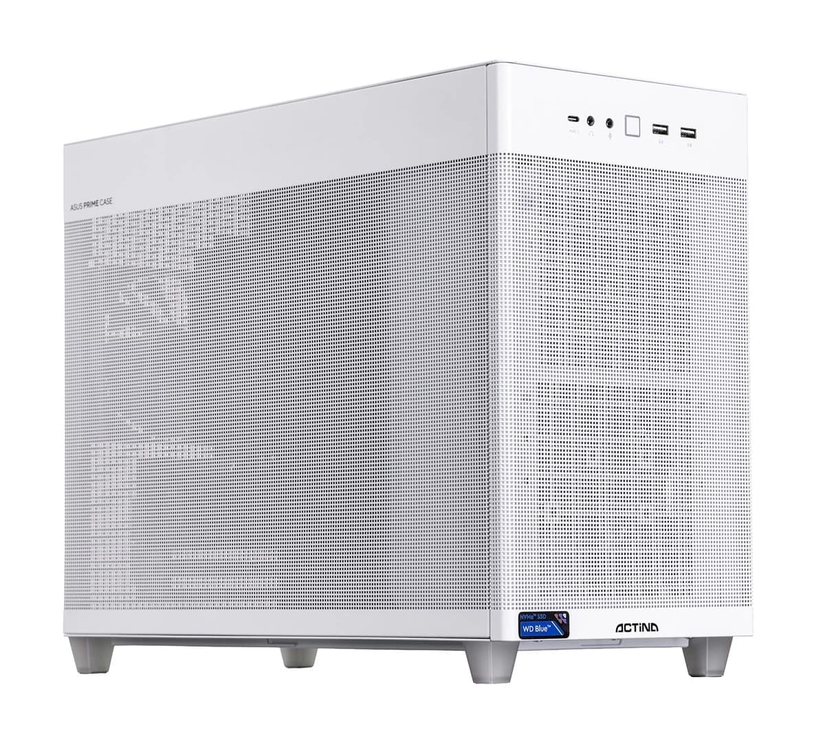 Actina PC AMD Ryzen 7 8700F 32 GB DDR5-SDRAM 1 TB SSD AMD Radeon RX 9070 XT Mini Tower White