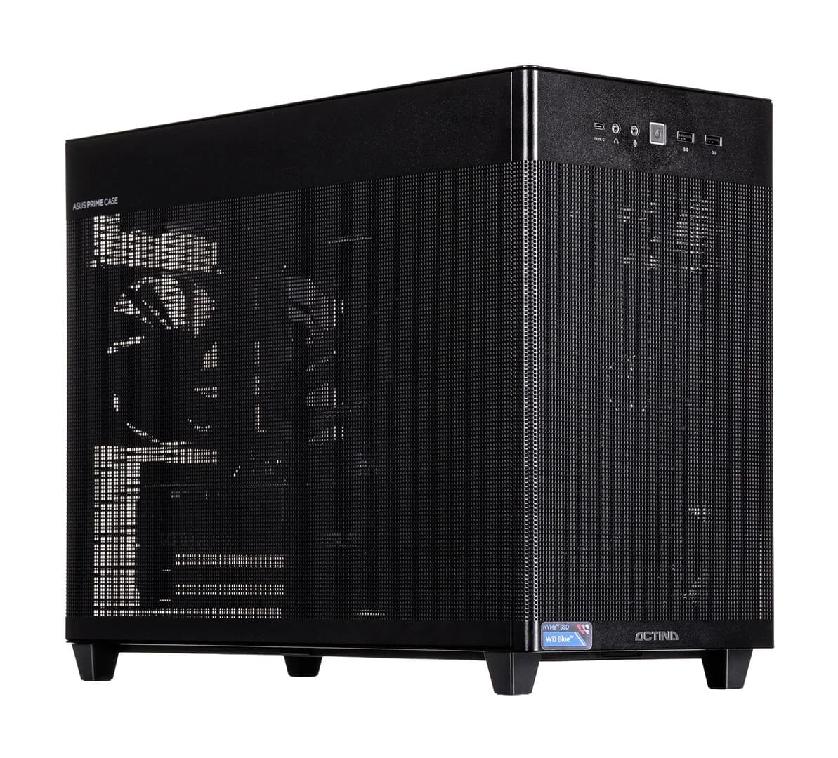 Kompiuteris Actina PC AMD Ryzen 7 8700F 32 GB DDR5-SDRAM 1 TB SSD NVIDIA GeForce RTX 5060 Mini Tower Black