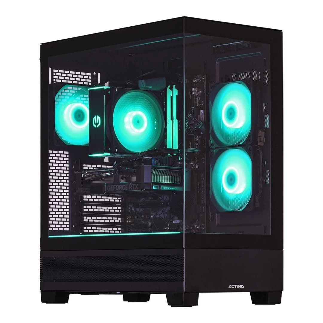 Kompiuteris Actina PC AMD Ryzen 7 8700F 32 GB DDR5-SDRAM 1 TB SSD NVIDIA GeForce RTX 5070 Ti Midi Tower Black