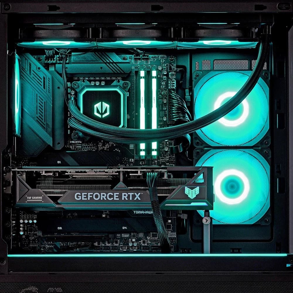 Kompiuteris „Actina PC“ su AMD Ryzen 9 7900, 32 GB DDR5, 2 TB SSD, NVIDIA GeForce RTX 5080, Midi Tower, juodas