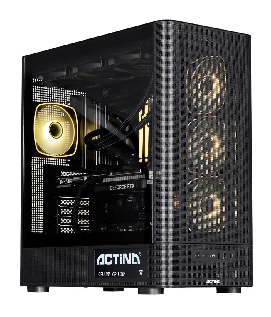 Actina PC AMD Ryzen 9 9900X3D 32 GB DDR5-SDRAM 1 TB SSD NVIDIA GeForce RTX 5070 Ti