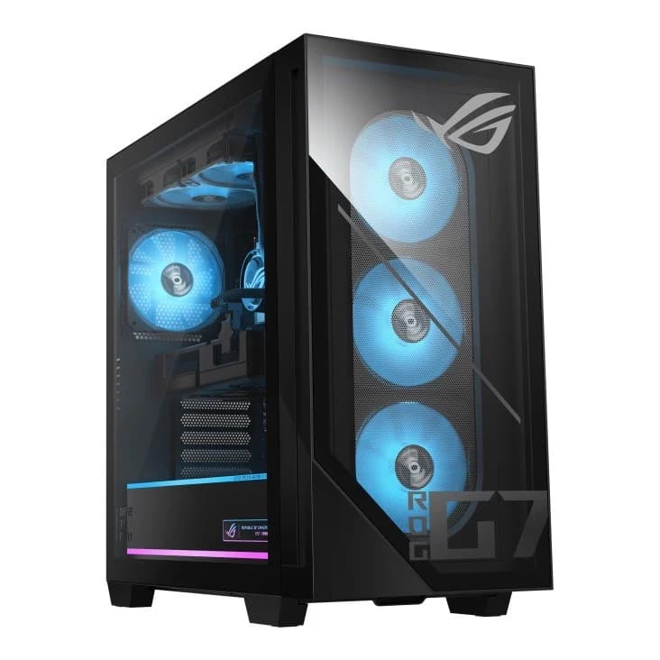 ASUS ROG G700TF-07265F421W žaidimų stalinis kompiuteris, Intel Core Ultra 7 265F, 1 TB SSD, GeForce RTX 5070 12 GB