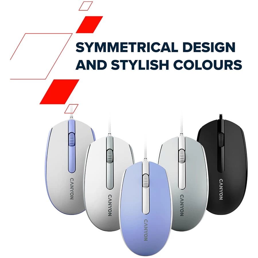 Canyon M-10 Wired Mouse (Black)