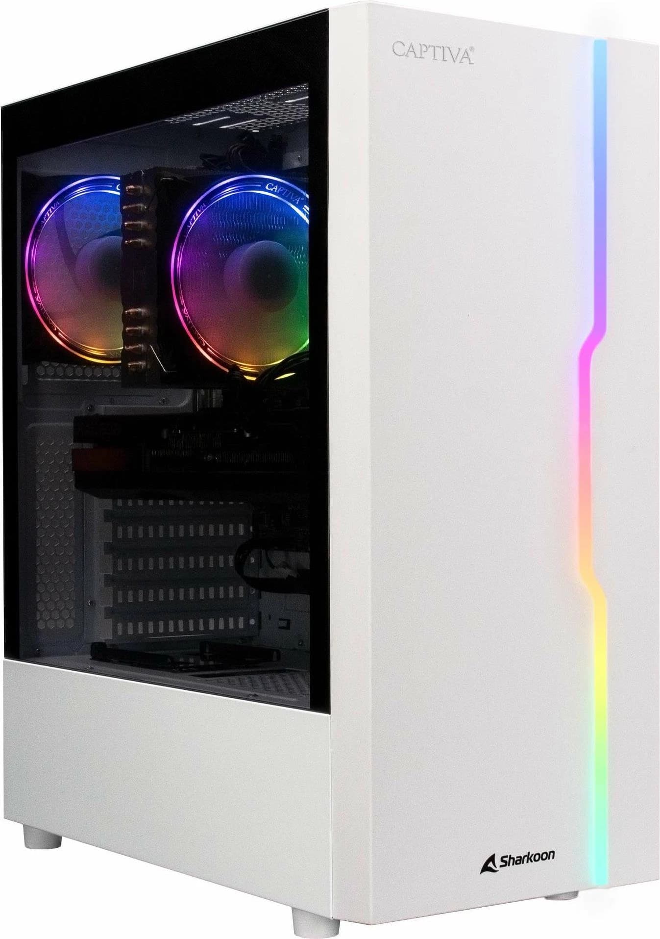 CAPTIVA Power Starter R78-384 AMD Ryzen 7 5700G 32GB DDR4 2TB SSD stalinis kompiuteris, baltas