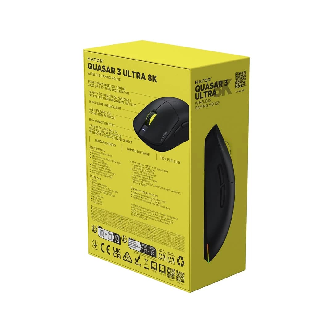HATOR Quasar 3 Ultra 8K (Black)