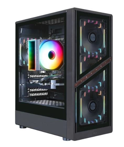 HYRICAN AERIS 8123 Žaidimų Kompiuteris AMD Ryzen 7 5700X, 16GB RAM, 1TB M.2 SSD, AMD Radeon RX 9070 (16GB GDDR6)