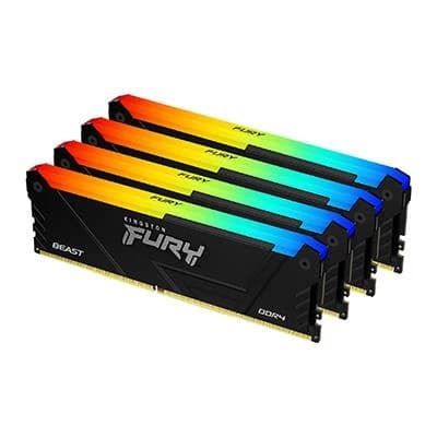 Kingston 32GB 3200MHz CL16 DDR4 Fury Beast RGB kit (4x8)