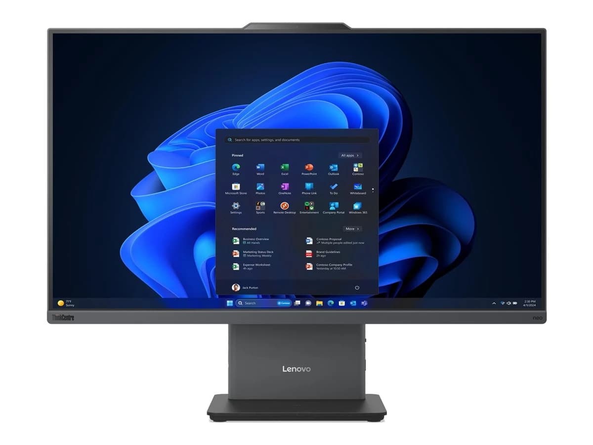 Lenovo ThinkCentre neo 50a 24 Gen 6 13QH0011MH kompiuteris „viskas viename“, Intel Core Ultra 5 226V, 23,8 colio Full HD, 16GB LPDDR5X, 512G