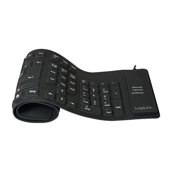 LogiLink ID0019 Flexible Keyboard (Black)