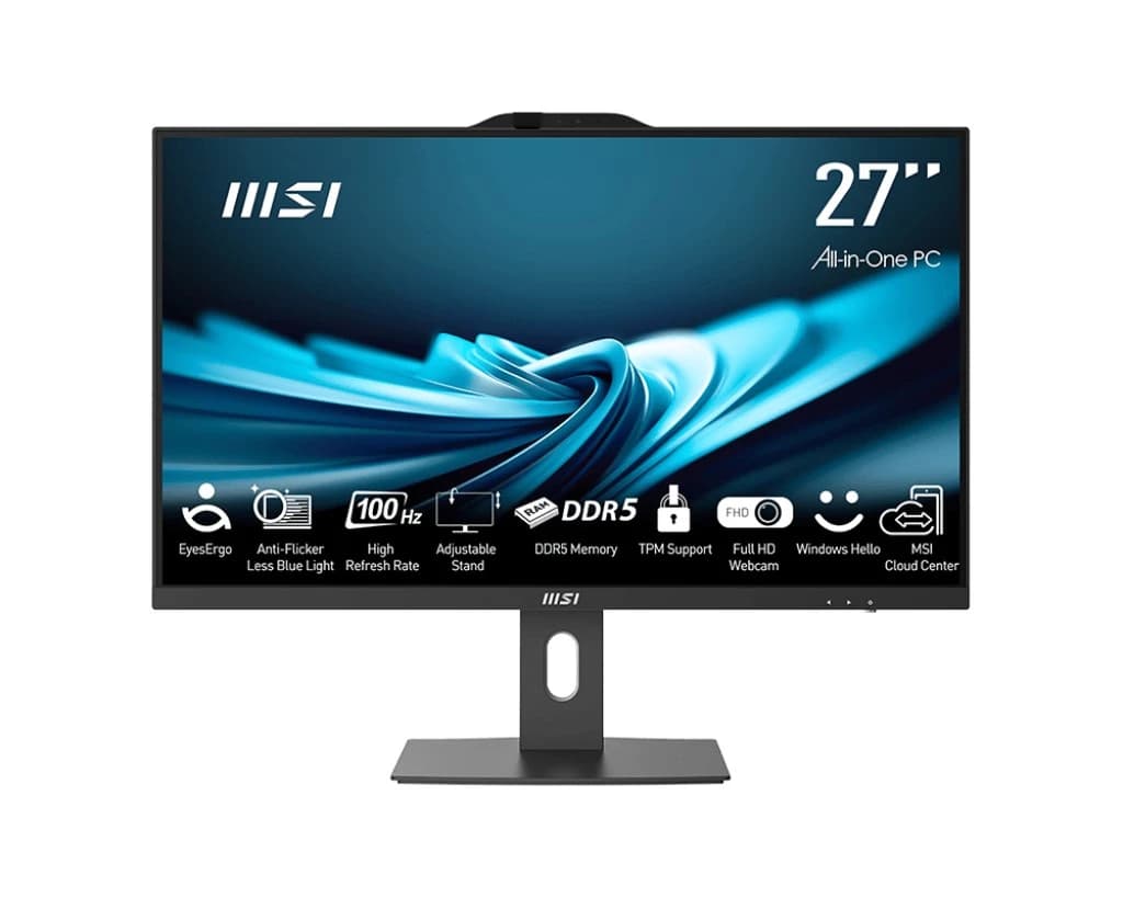 MSI All-in-One PRO AP272P 14M-495EU - 27 colių Full HD IPS, Intel Core i7-14700, 16GB DDR5, 1TB SSD