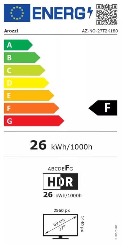 Arozzi Nova 27" QHD IPS 180Hz (v3)
