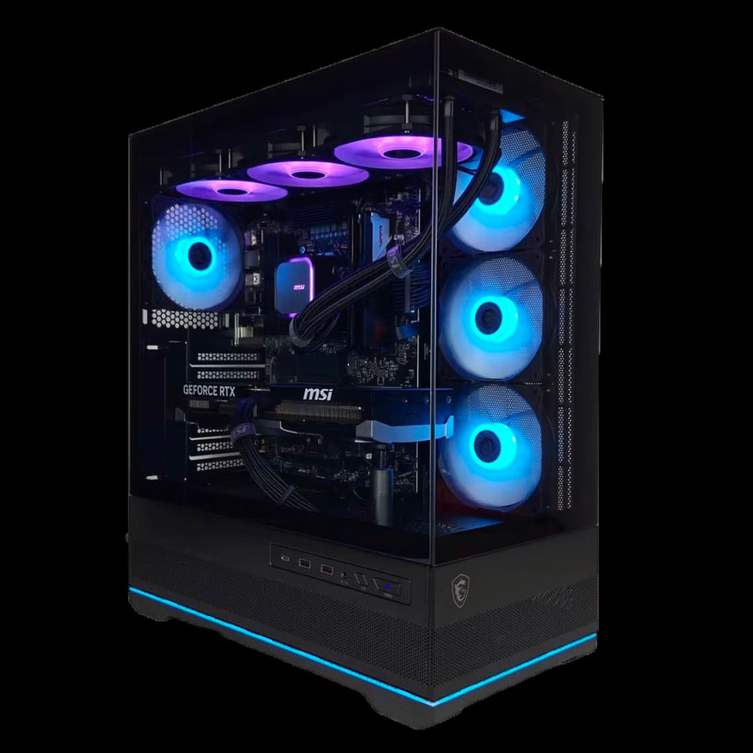 Išvaizdus Žaidimų Kompiuteris Su Ryzen 7 9800x3D ir RTX 5080