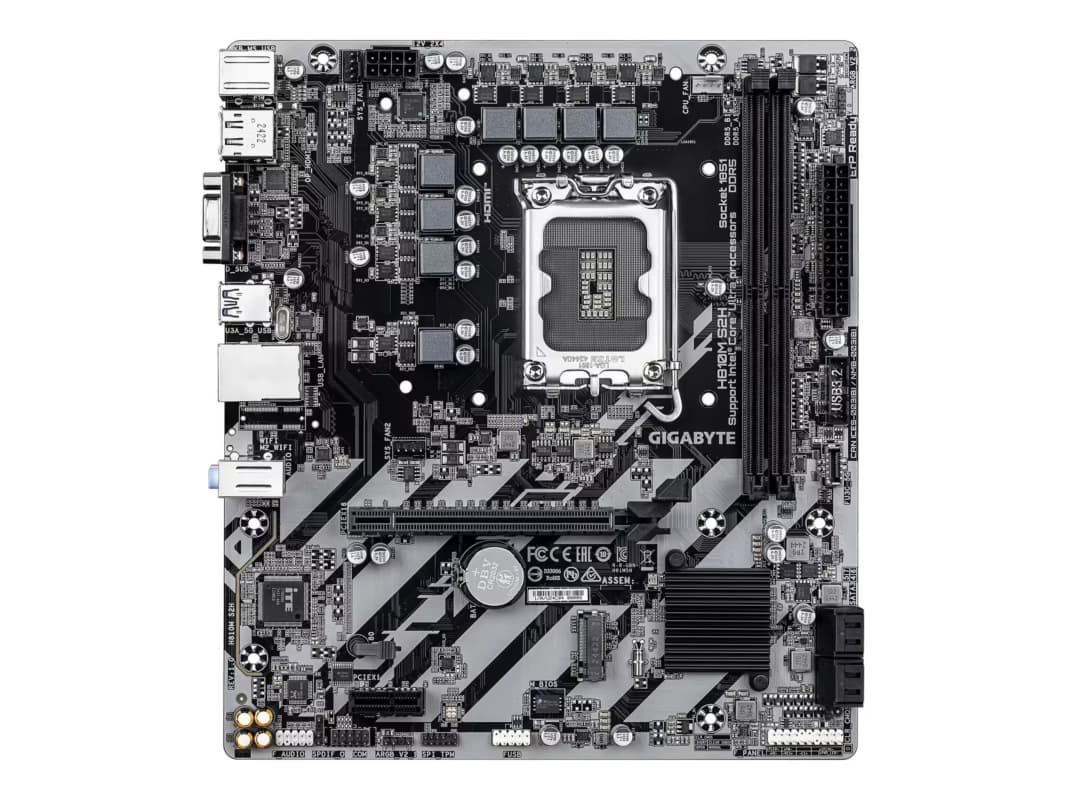 Gigabyte H810M S2H motherboard Intel H810 LGA 1851 (Socket V1) micro ATX