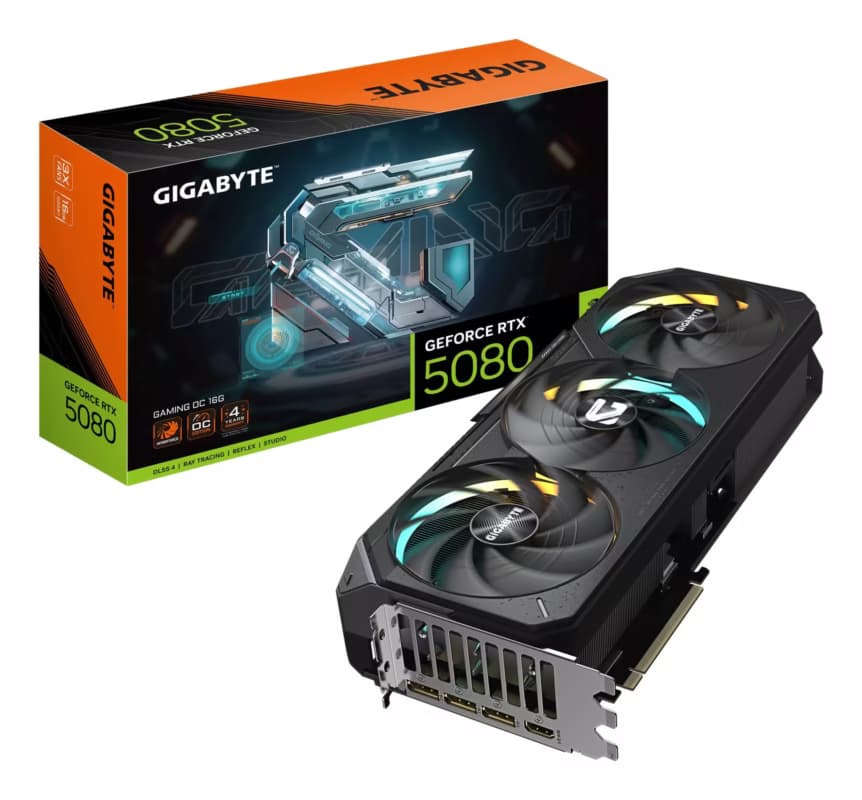 Gigabyte GeForce RTX 5080 GAMING OC 16GB GDDR7 - GV-N5080GAMING OC-16GD