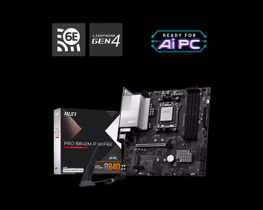 MSI PRO B840M-P WIFI6E