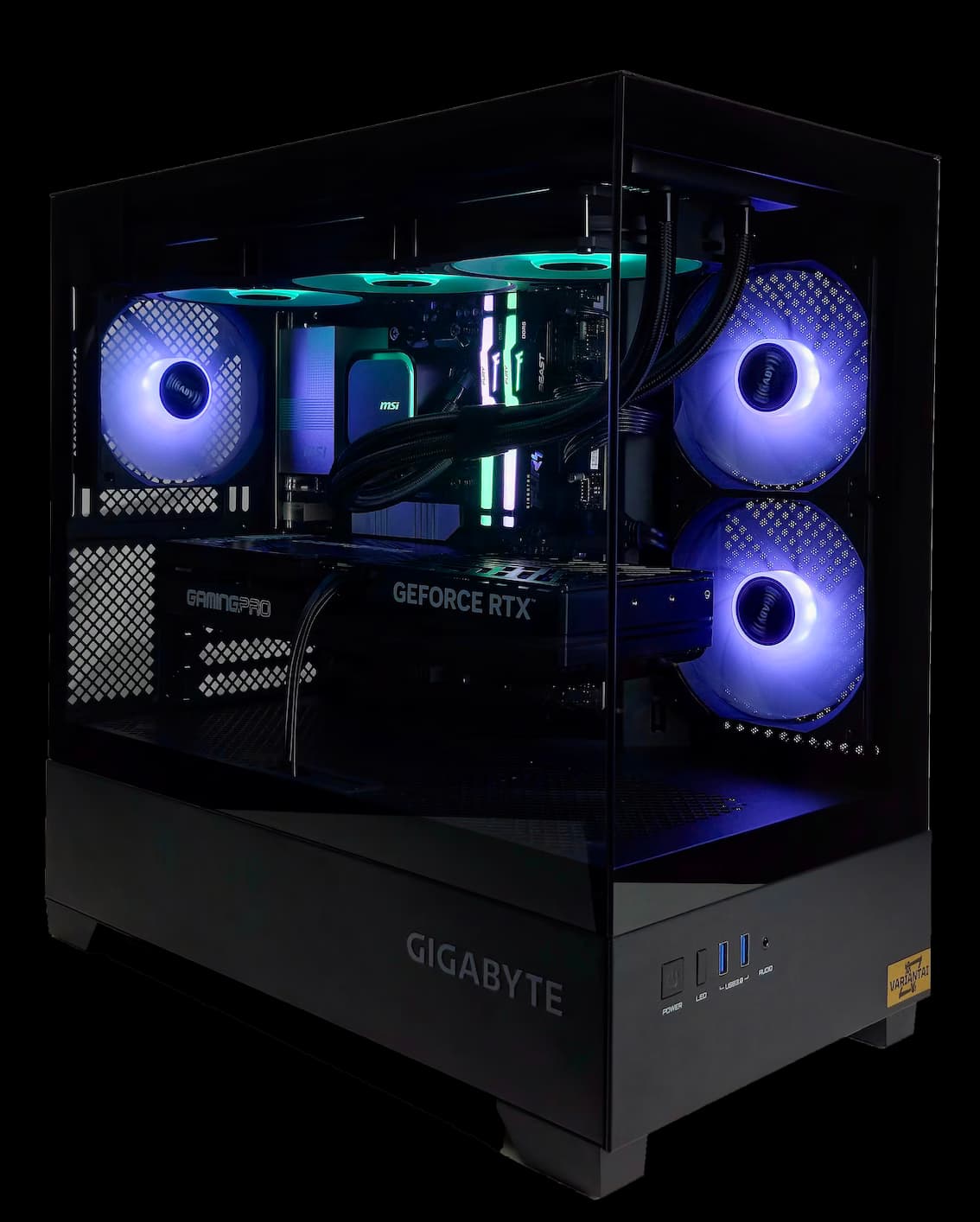 Žaidimų Kompiuteris Su Ryzen 7 9800x3D Ir RTX 5070 Ti