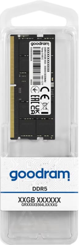 Goodram 16GB DDR5 5600MHz CL40 SR SODIMM memory module 1 x 16 GB 262-pin SO-DIMM