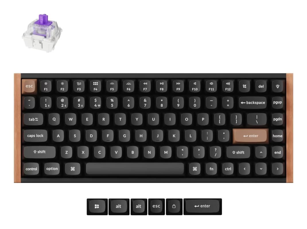 Keychron K2 HE Special Edition Wireless, Black, K2H-F1