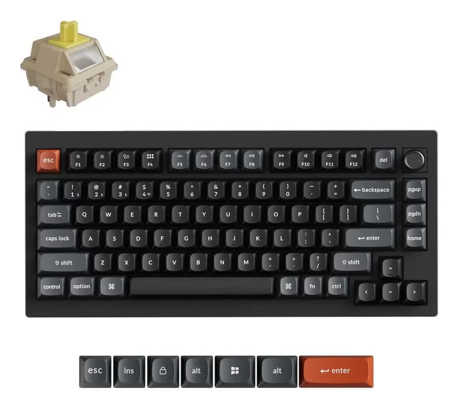 Keychron V1 Ultra Wireless Black V1U-D4
