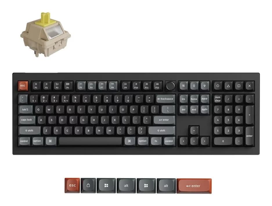 Keychron V6 Ultra Wireless Black V6U-D4