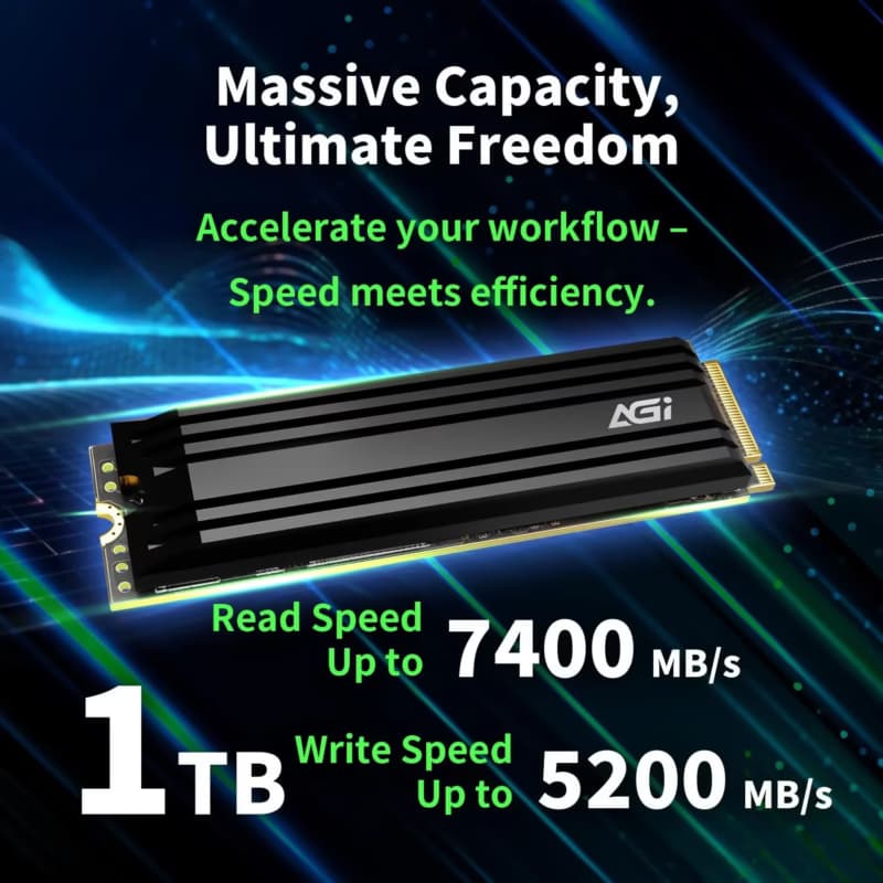 AGI 1TB 750xTBW rating