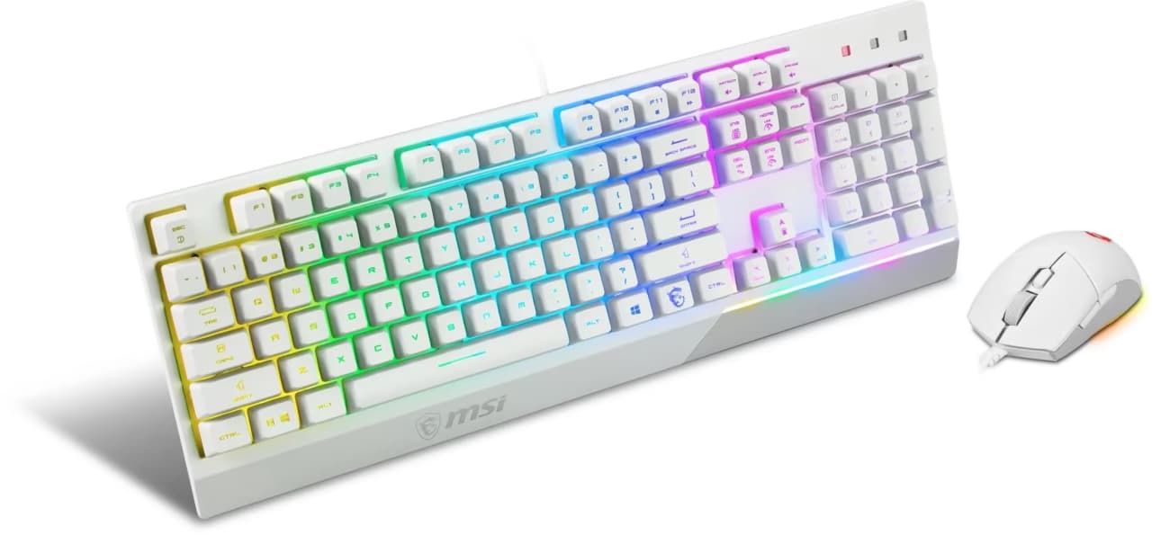 MSI Vigor GK30 Combo White US Keyboard and Mouse