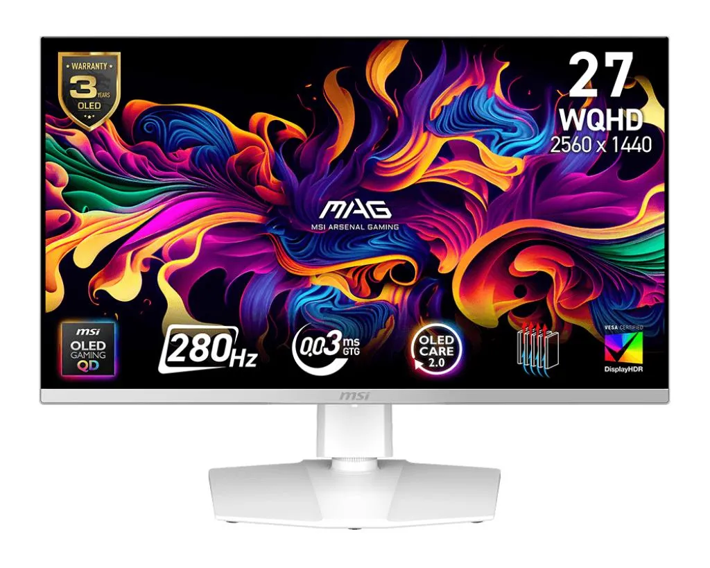 MSI MAG 272QPW QD-OLED X28 26.5" QHD