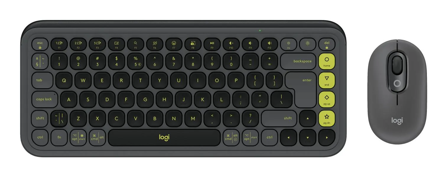 Logitech +MOUSE Combo POP Icon/GR/Green 920-013140