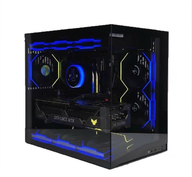 Žaidimų kompiuteris AMD Ryzen 7 9800X3D / RTX 5080 16GB / 32GB DDR5 / 2TB NVMe / Lian Li O11 Mini