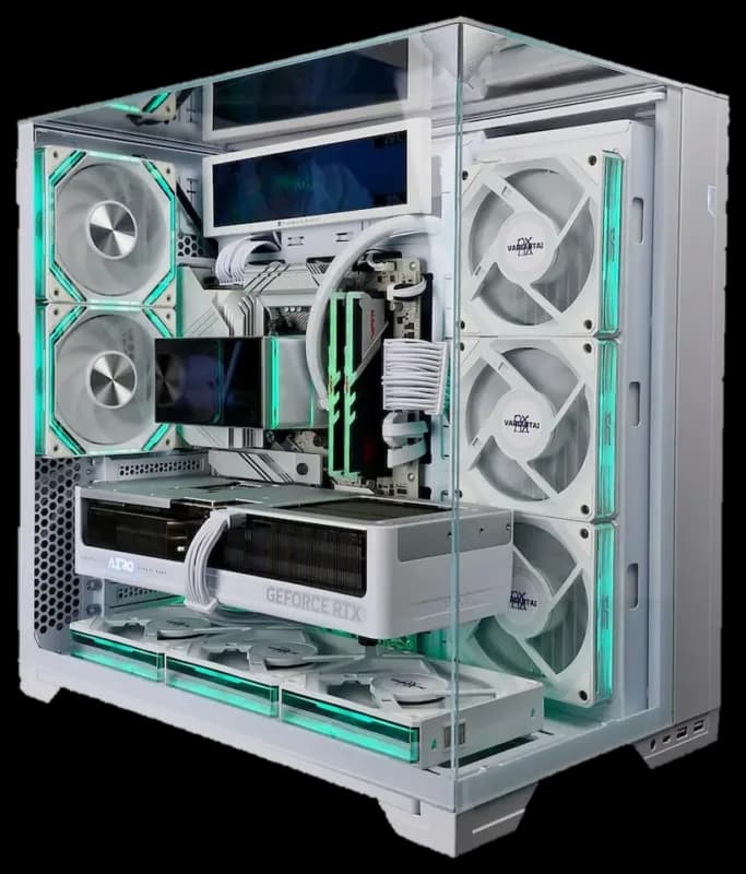 Žaidimų kompiuteris AMD Ryzen 7 9800X3D / RTX 5070 Ti 16GB / 32GB DDR5 / 1TB NVMe / Baltas